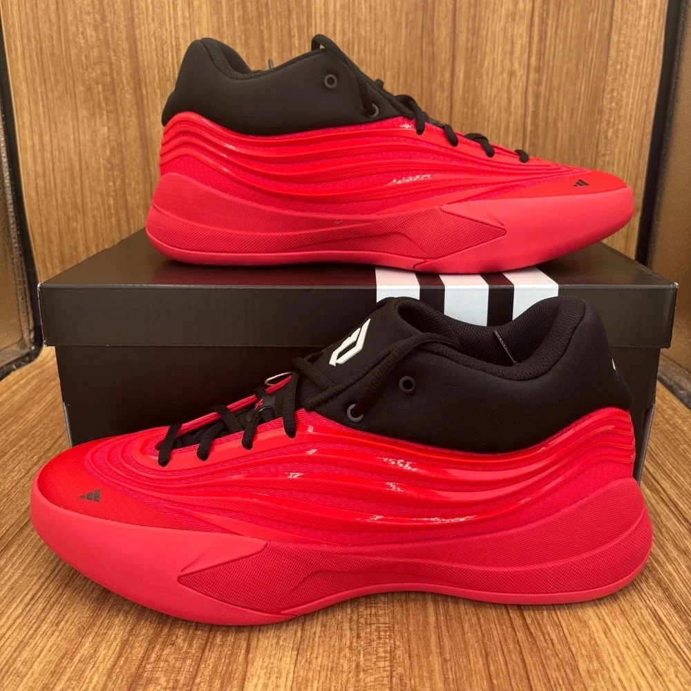Adidas Dame 8 EXTPLY Basketball Shoes Mens 11 Red Black JP6093 Lightstrike NEW